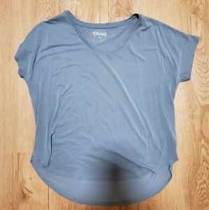Muted blue dolman tee